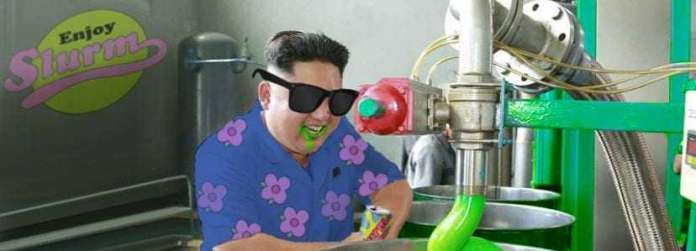 Kim Jong meme banner