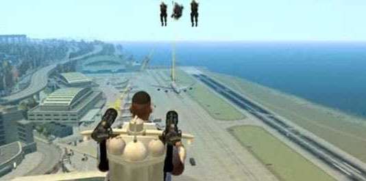 GTA IV: jetpack funzionante e armato grazie a una mod