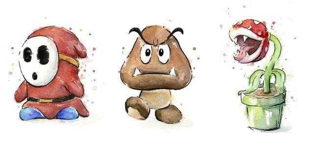 Olechka Mario banner