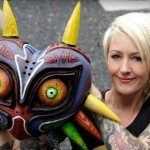 The Legend of Zelda: la maschera di Majora intagliata nel legno con una sega elettrica