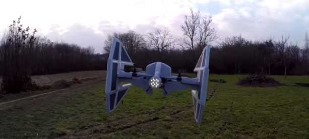 TIE Interceptor drone banner