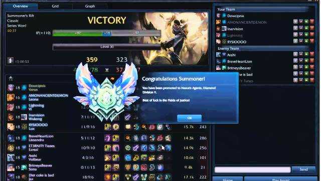 diamond 5 lol