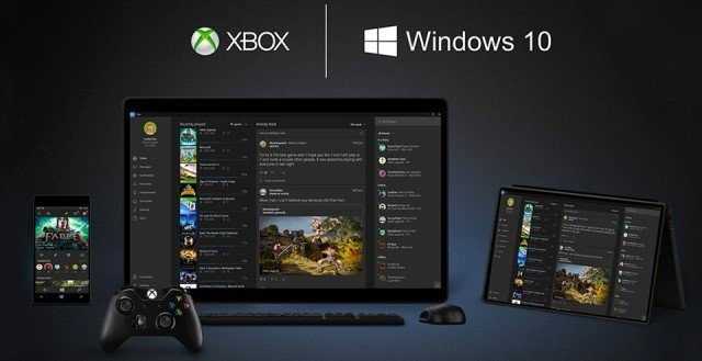 Windows 10 Xbox one
