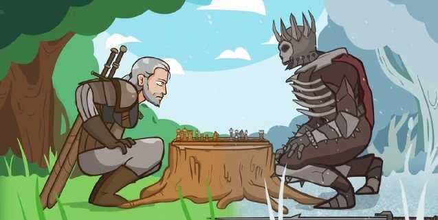 The Witcher 3 parodia