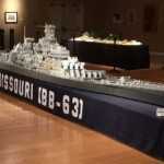La più grande USS Missouri creata con i Lego