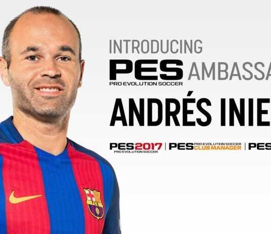 Iniesta è ambasciatore ufficiale di PES2017 PES2017