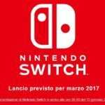 Nintendo Switch: domani il lancio in diretta streaming Nintendo Switch