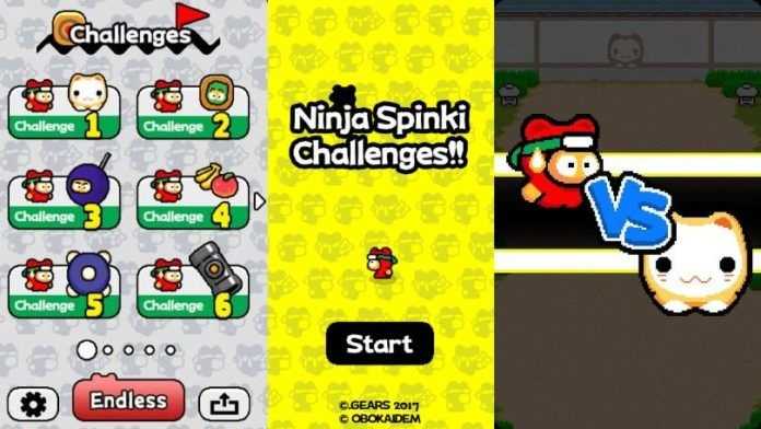 ninja spinki challenges