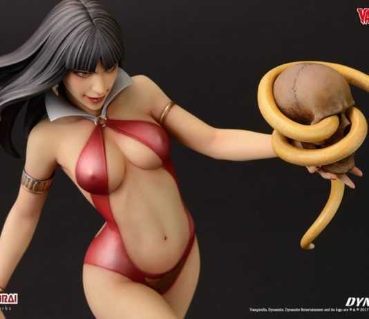 La statua di Vampirella realizzata dalla Mamegyorai