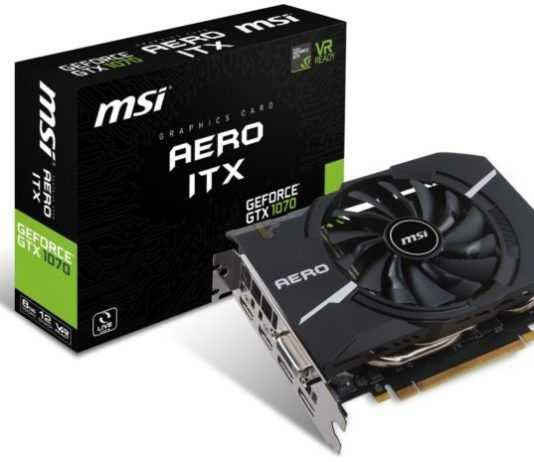 MSI lancia le schede video Nvidia Serie 10 in versione ITX MSI
