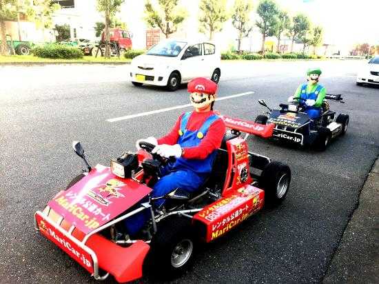mario kart real life