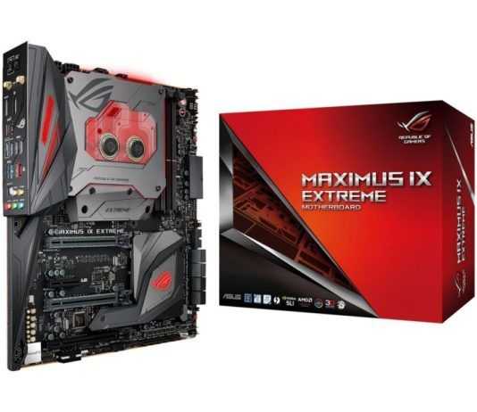 ASUS ROG annuncia la scheda madre Maximus IX Extreme ASUS ROG Maximus IX Extreme