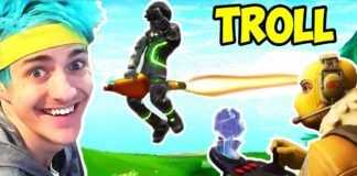 Ninja Fortnite Guided Missile Riding