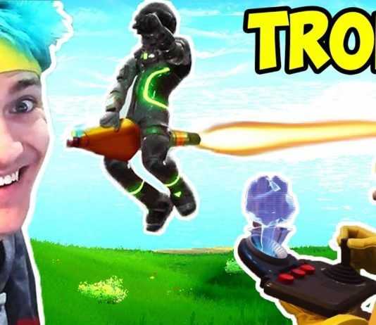 Ninja Fortnite Guided Missile Riding