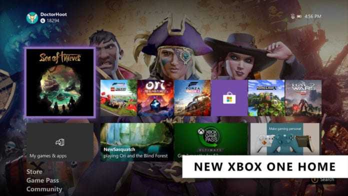 Xbox One Dashboard
