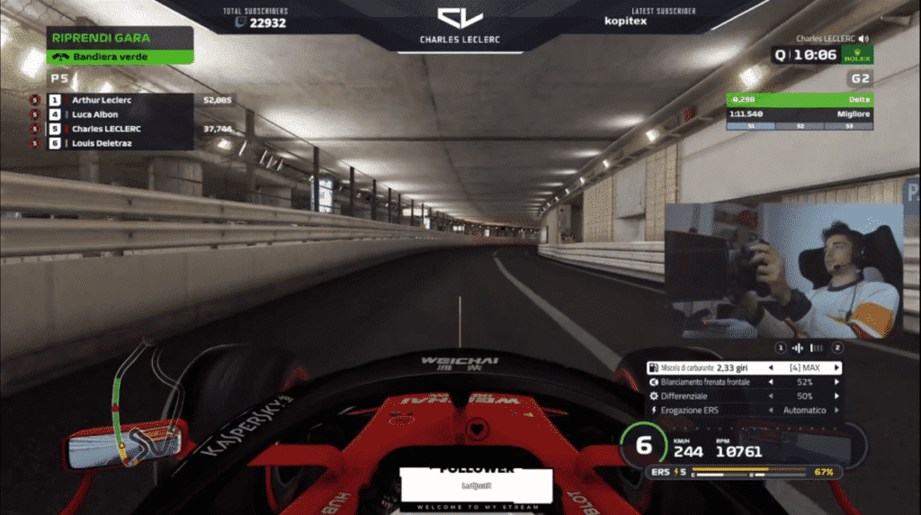 Charles Leclerc Twitch