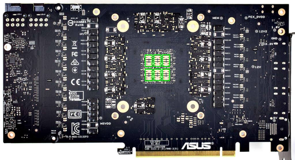 RTX 3080 PCB ASUS