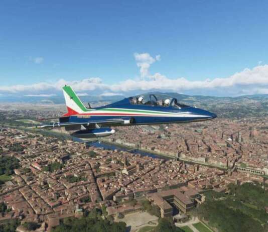 Flight Simulator: arrivano le Frecce Tricolori dell’aereonautica italiana