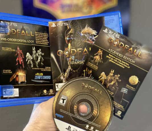 Godfall: Il CEO mostra su Twitter la prima copia stampata per PS5 Godfall