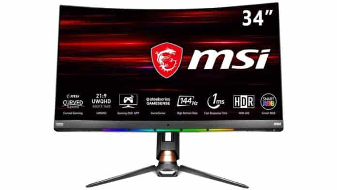 Monitor MSI Optix MPG341CQR