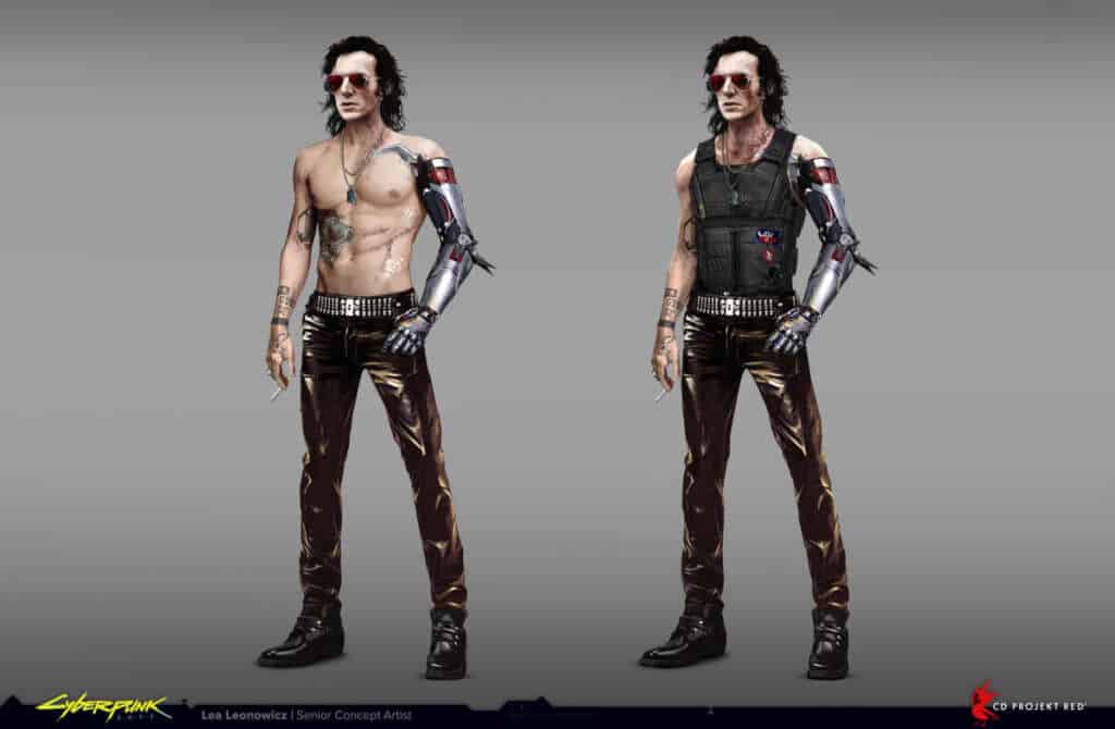 Johnny Silverhand Cyberpunk 2077 concept