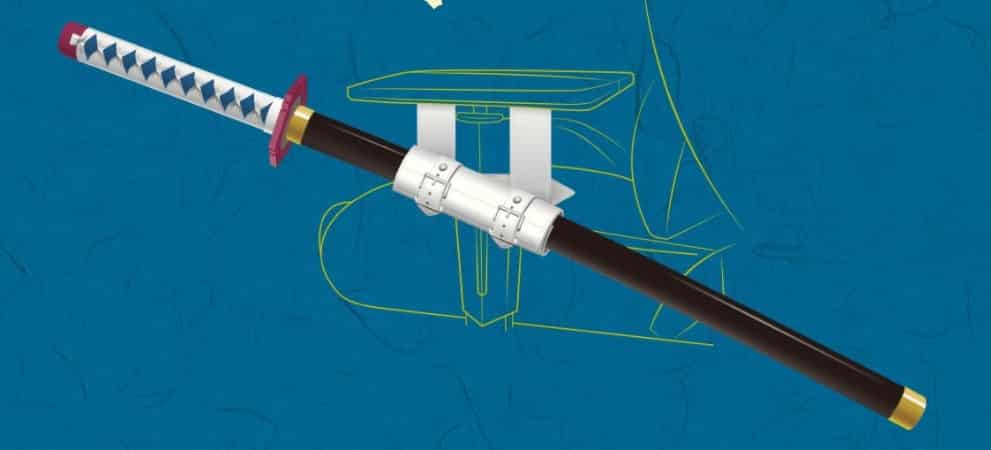 Demon Slayer Lenovo Gaming Chair Katana Giyu Tomioka