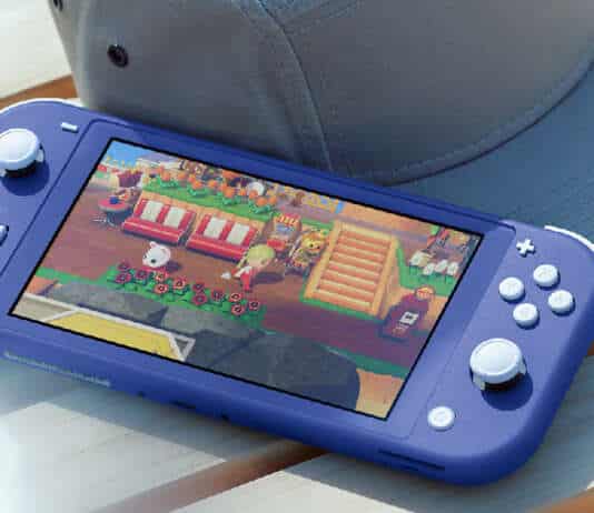 Nintendo Switch Lite blu