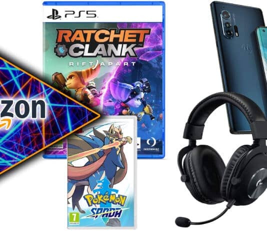 Offerte Amazon del 29/4/2021 dedicate a console, videogiochi, smartphone, e tecnologia