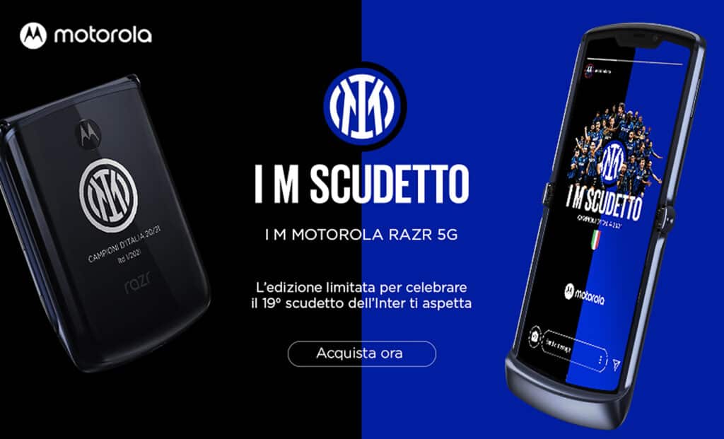 Motorola Razr I M Scudetto Inter