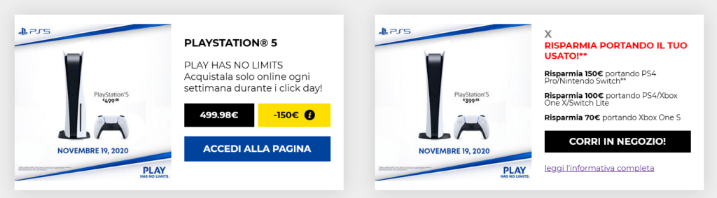 PlayStation 5 Offerta GameStop