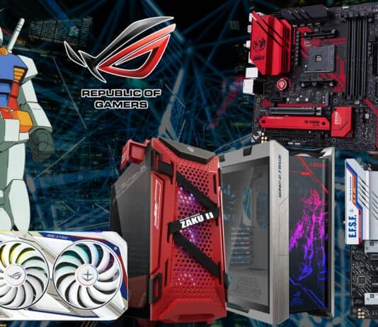 ASUS ROG Gundam schede video schede madri case