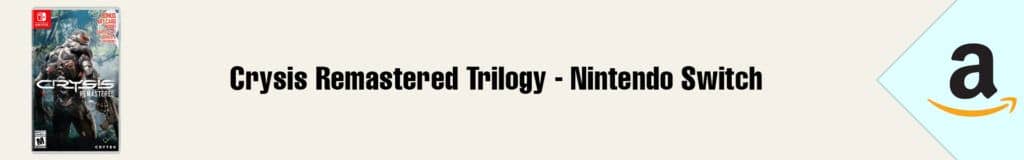 Banner Amazon Crysis Remastered Trilogy Switch