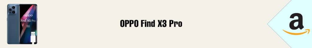 Banner Amazon OPPO Find X3 Pro