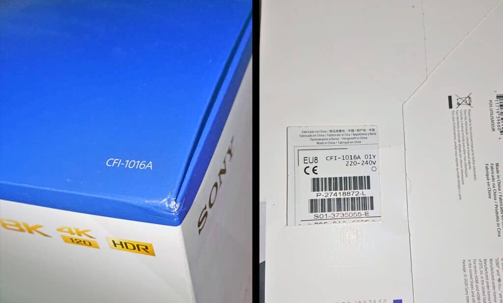 PlayStation 5 Vecchia Versione