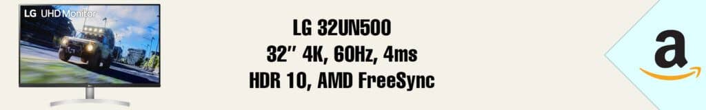 Banner Amazon LG 32UN500