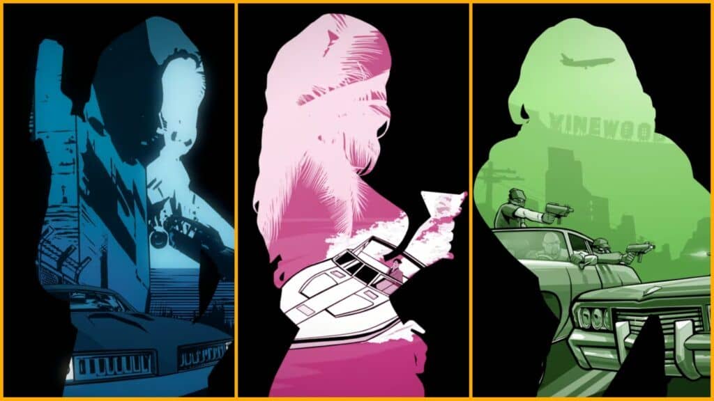 GTA The Trilogy Definitive Edition Grand Theft Auto The Trilogy Definitive Edition PS4 PS5 Xbox One Xbox Series X Nintendo Switch PC