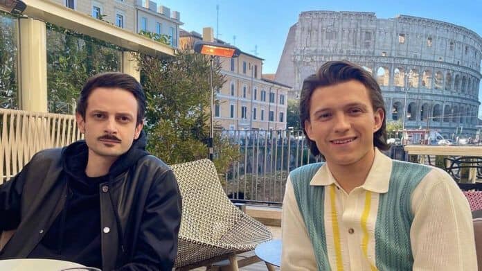 Tom Holland Uncharted Fabio Rovazzi Roma 2