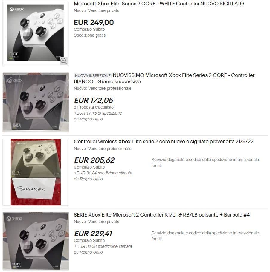 Xbox Controller Elite Series 2 Core Bagarini Ebay