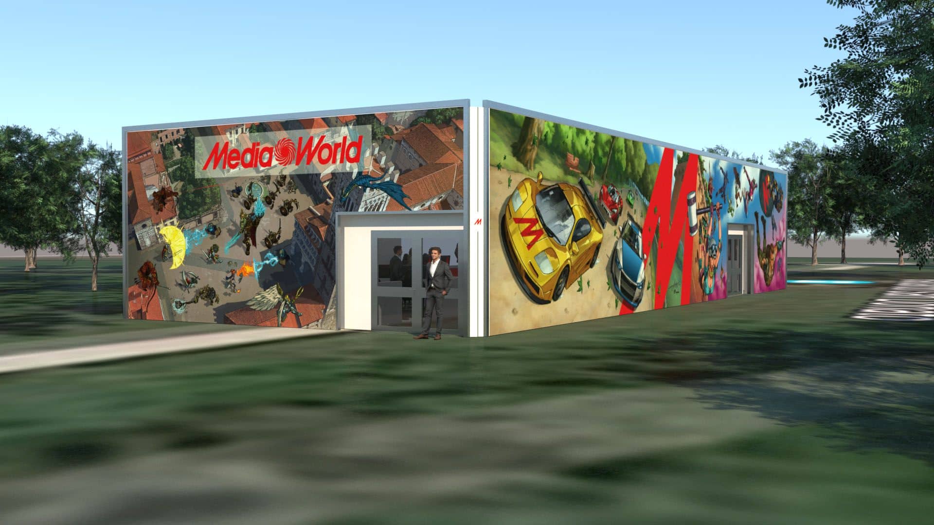 Lucca Comics 2022 Padiglione GameTime MediaWorld AK Informatica NVIDIA 1