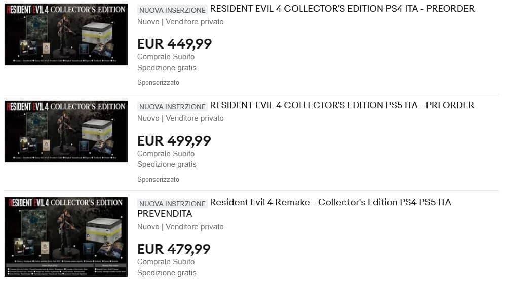 Resident Evil 4 Collector's Edition Bagarini