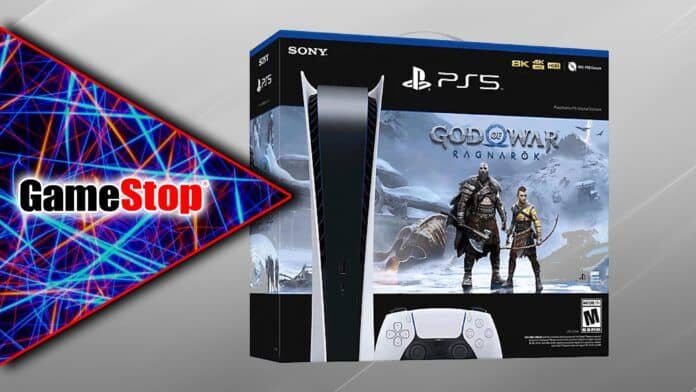 PlayStation 5 Digital Edition Bundle God of War Ragnarok drop GameStop