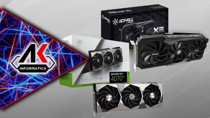 NVIDIA RTX 4070 TI AK Informatica NVIDIA RTX 4070 TI AK Informatica
