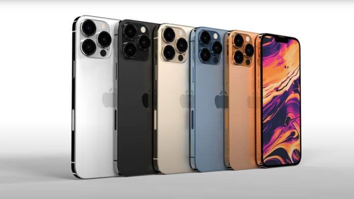 Smartphone Android Apple unità distribuite 2022 B