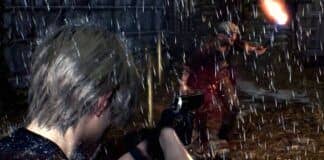 resident evil 4 remake capcom rain pioggia