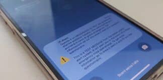 it alert messaggio smartphone iphone protezione civile