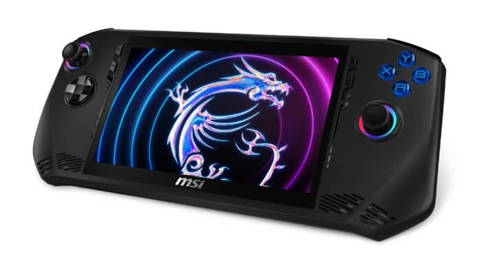 MSI Claw handheld console portatile CES 2024