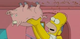 the simpsons movie spider pork homer