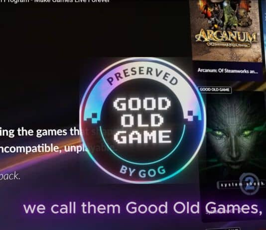 Good Old Games lancia il ‘Preservation Program’, un progetto per la preservazione al lungo termine dei giochi Good Old Games GOG Preservation Program