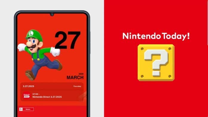 Nintendo Today app Apple iOS Android Nintendo Today app Apple iOS Android