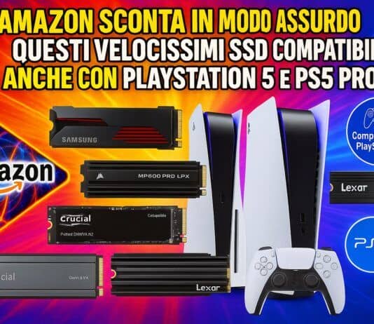 Amazon sconta in modo assurdo questi velocissimi SSD compatibili anche con PlayStation 5 e PS5 Pro SSD compatibili con PS5 e PS5 Pro in offerta scontati su Amazon
